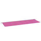 Vidaxl Garden Bench Pushion 150x50x4 cm Oxford stofrosa
