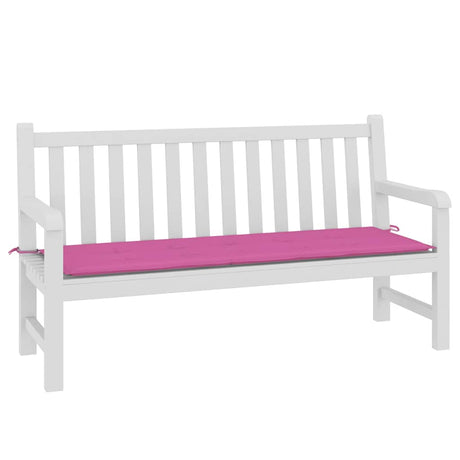 Vidaxl Garden Bench Pushion 150x50x4 cm Oxford stofrosa