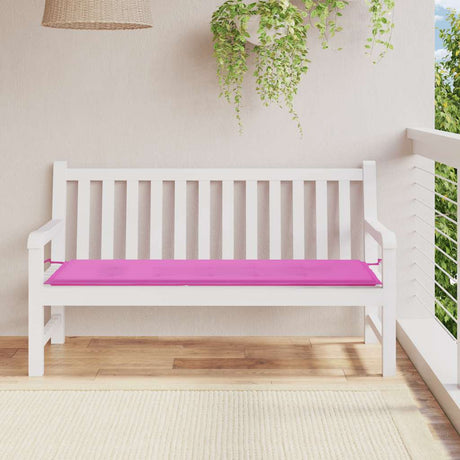 Vidaxl Garden Bench Pushion 150x50x4 cm Oxford stofrosa