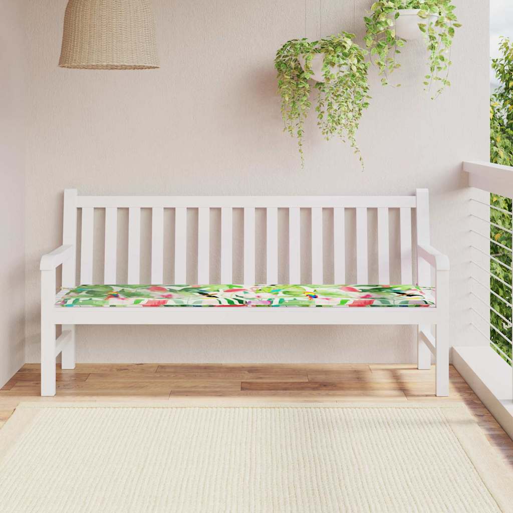 Vidaxl bankkussen bloemen multikleur 150 x 50 x 3 cm oxford stof