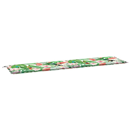 Vidaxl Garden Bench Pushion 200x50x4 cm stof Flerfarvet