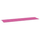 Vidaxl Garden Bench Pushion 200x50x4 cm stofrosa