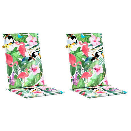 Vidaxx Garden Stol Puder 2 PCS 120x50x3 cm Stofflerfarvet flerfarvet