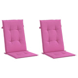 Vidaxx Garden stolpuder Høj ryglæn 2 stk 120x50x3 cm stofrosa