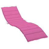 Vidaxl Lounger Pushion Oxford Stof lyserød