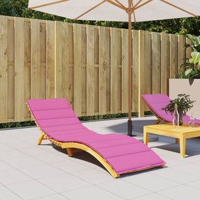 Vidaxl Lounger Pushion Oxford Stof lyserød