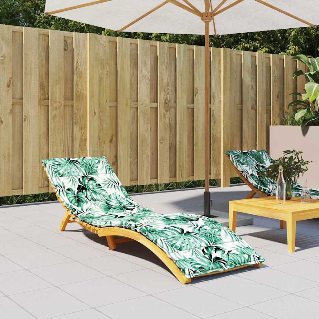 Vidaxl loungekussen blad bladpatroon 200 x 70 x 3 cm oxford stof