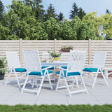 Vidaxx stolhynder 6 pcs 40x40x7 cm Oxford stof lyseblå