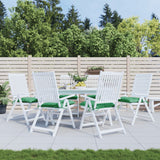 Vidaxx stolpuder 6 PCS 40x40x7 cm Oxford stofgrøn
