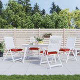 Vidaxx stolhynder 4 stk 40x40x7 cm Oxford stof rød