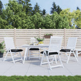 Vidaxl stolpuder 4 stk 40x40x7 cm Oxford stof sort