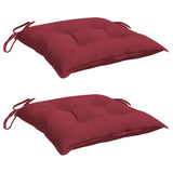 Vidaxx stolhynder 2 pcs 40x40x7 cm Oxford stofvin rød