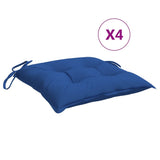 Vidaxx stolpuder 4 stk 40x40x7 cm oxford stof blå