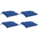 Vidaxx stolpuder 4 stk 40x40x7 cm oxford stof blå