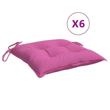 Vidaxl Stolpuder 6 PCS 40x40x7 cm stofrosa