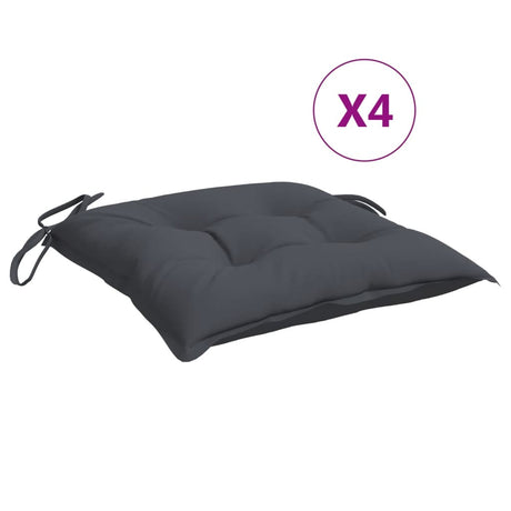 Vidaxx stolpuder 4 PCS 50x50x7 cm Oxford stof Anthracite