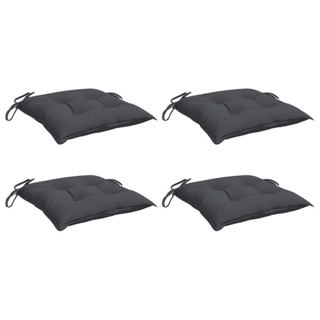 Vidaxx stolpuder 4 PCS 50x50x7 cm Oxford stof Anthracite