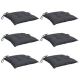 Vidaxl stolpuder 6 PCS 50x50x7 cm Oxford stof Anthracite