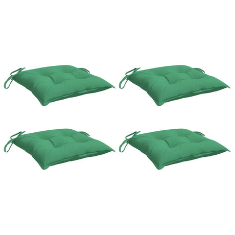 Vidaxl Palletpuder 4 PCS 50x50x7 cm Oxford Fabric Green