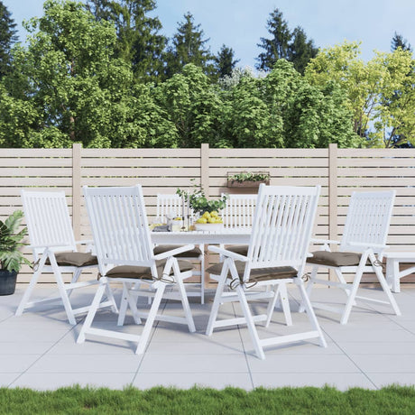 Vidaxl Palletpuder 6 PCS 50x50x7 cm Oxford Fabric Taupe