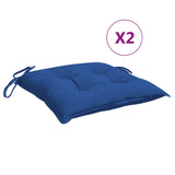 VIDAXX PALLET PUDER 2 PCS 50x50x7 cm Oxford Stof Blue Blue