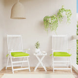 Vidaxl Palletpuder 2 PCS 50x50x7 cm Oxford stof lysegrøn