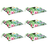 Vidaxl stolhynder 6 PCS 50x50x7 cm stofflerfarvet
