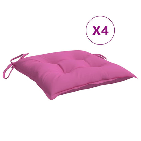 Vidaxl stolpuder 4 stk 50x50x7 cm Oxford stofrosa