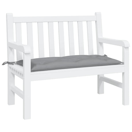 Vidaxl Garden Bench Pushion 100x50x7 cm Oxford Stof grå