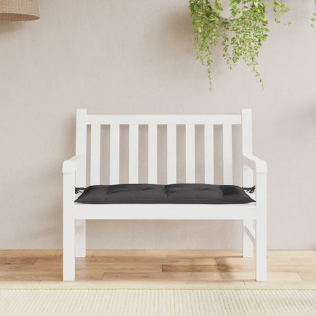 Vidaxl Garden Bench Pushion 100x50x7 cm Oxford stof sort