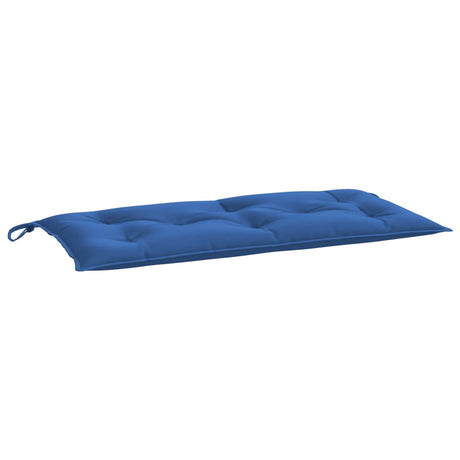Vidaxl Garden Bench Pushion 100x50x7 cm Oxford stof blå