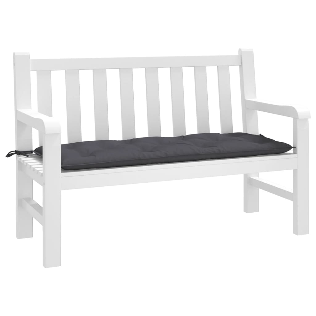 Vidaxx Garden Bench Pushion 120x50x7 cm Oxford stof Anthracite