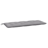 Vidaxl Garden Bench Pushion 120x50x7 cm Oxford Stof grå
