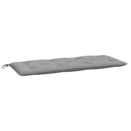 Vidaxl Garden Bench Pushion 120x50x7 cm Oxford Stof grå