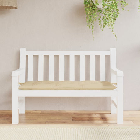 Vidaxx Garden Bench Pushion 120x50x7 cm Oxford Stof beige