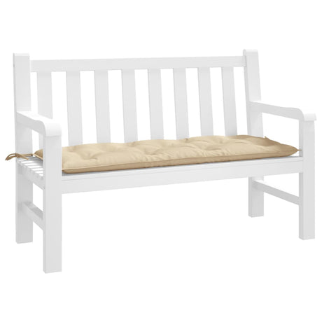Vidaxx Garden Bench Pushion 120x50x7 cm Oxford Stof beige