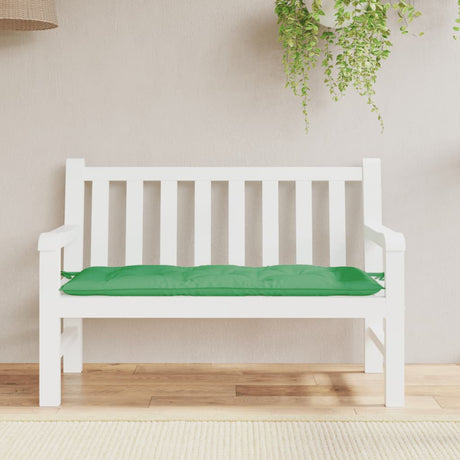 Vidaxl Garden Bench Pushion 120x50x7 cm Oxford Fabric Green