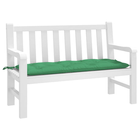 Vidaxl Garden Bench Pushion 120x50x7 cm Oxford Fabric Green