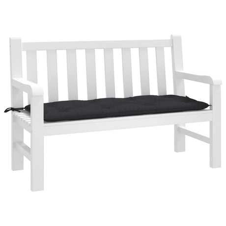 Vidaxl Garden Bench Pushion 120x50x7 cm Oxford stof sort