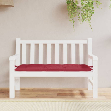 Vidaxx Garden Bench Pushion 120x50x7 cm Oxford Fabric Wine Red