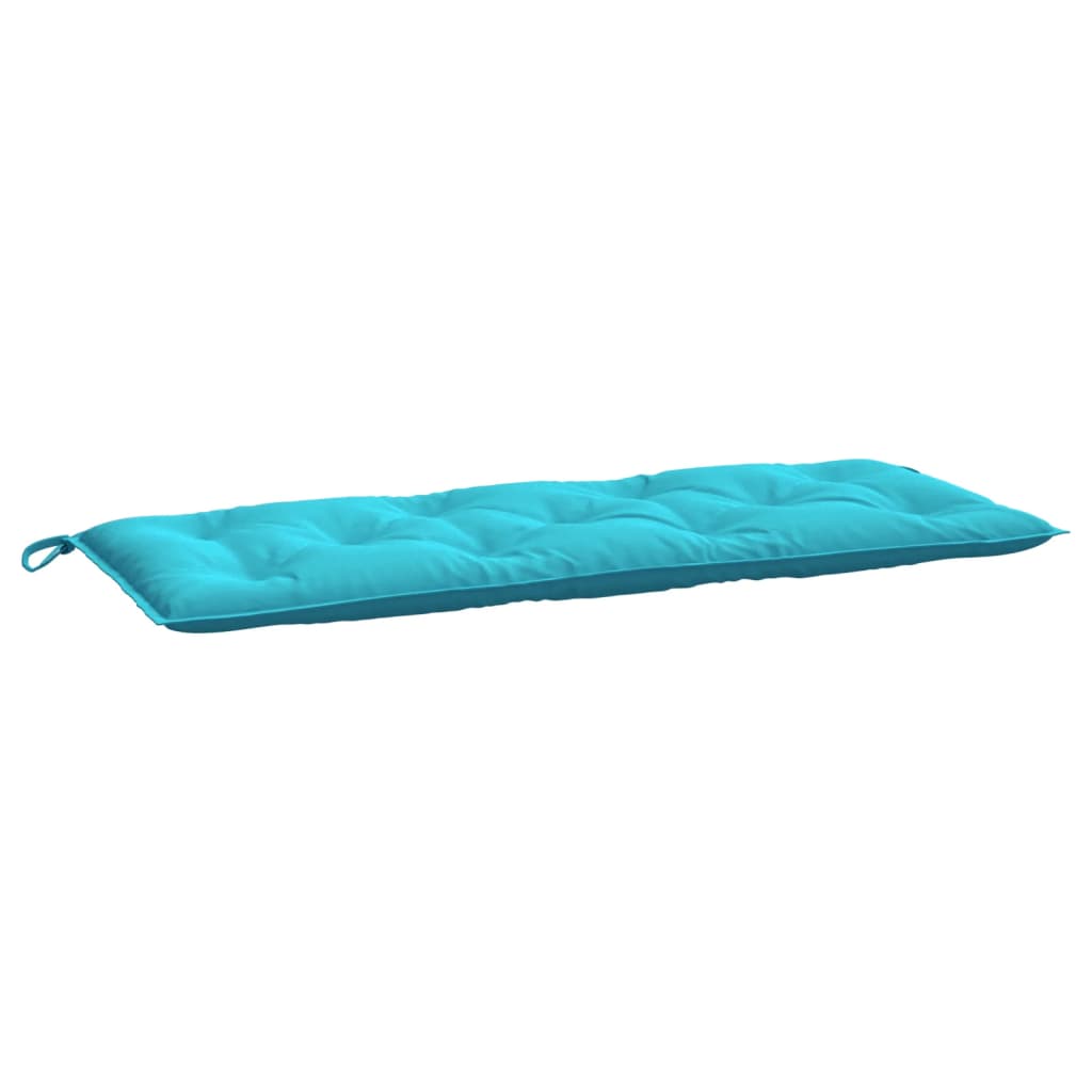 Vidaxl Garden Bench Pushion 120x50x7 cm stof turkis