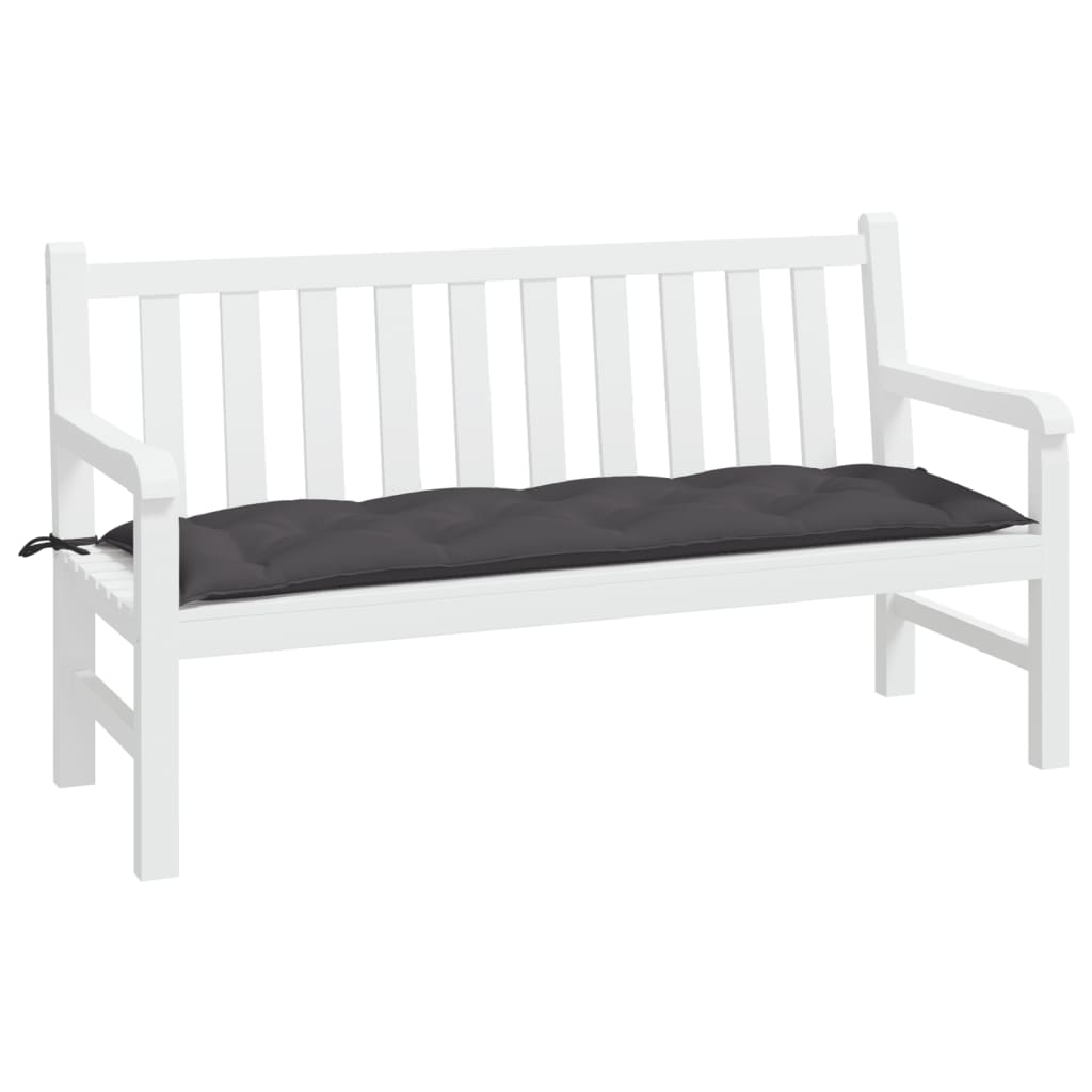 Vidaxx Garden Bench Pushion 150x50x7 cm Oxford Stof Anthracite