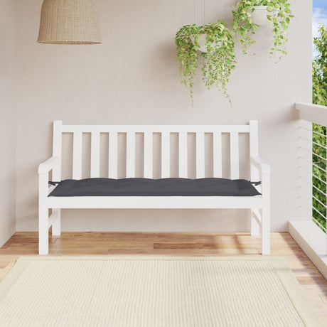 Vidaxx Garden Bench Pushion 150x50x7 cm Oxford Stof Anthracite