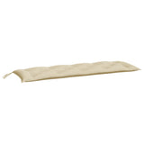 Vidaxl tuinbankkussen 150x50x7 cm oxford stof beige