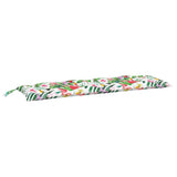 Vidaxl Garden Bench Pushion 150x50x7 cm Oxford stof Flerfarvet