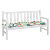 Vidaxl Garden Bench Pushion 150x50x7 cm Oxford stof Flerfarvet