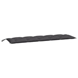 Vidaxx Garden Bench Pushion 180x50x7 cm Oxford Stof Anthracite