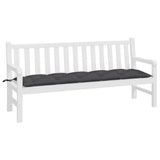Vidaxx Garden Bench Pushion 180x50x7 cm Oxford Stof Anthracite