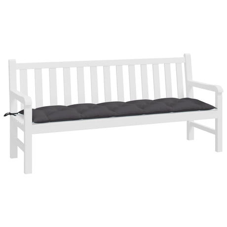 Vidaxx Garden Bench Pushion 180x50x7 cm Oxford Stof Anthracite