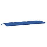 Vidaxl Garden Bench Pushion 180x50x7 cm Oxford Stof Royal Blue